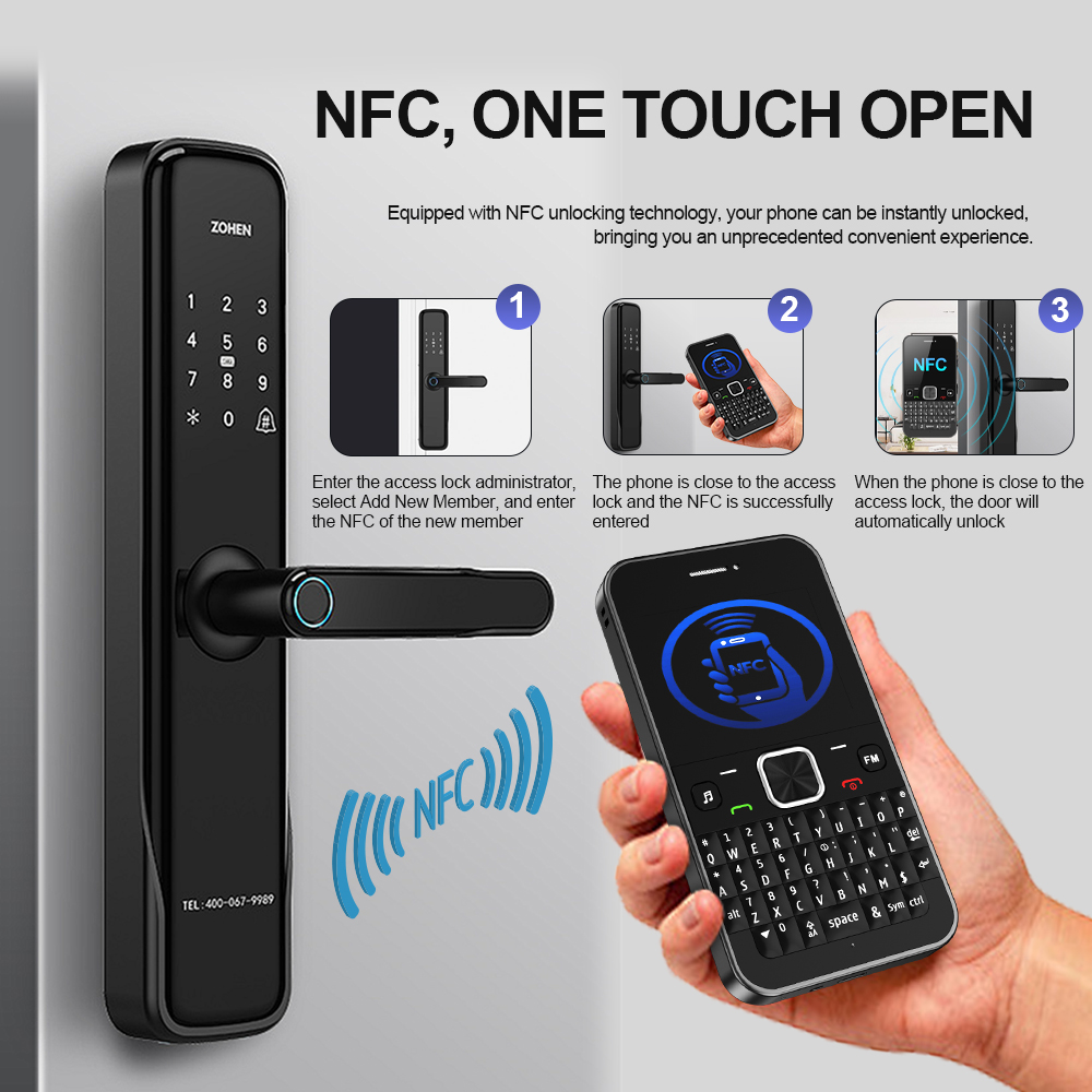 SERVO Ultra700 4SIM Card new Qwerty Mobile Phone NFC Access Control Speed Dial Blacklist TYPE-C GSM Cellular 2025 Full Keyboard Cellphone