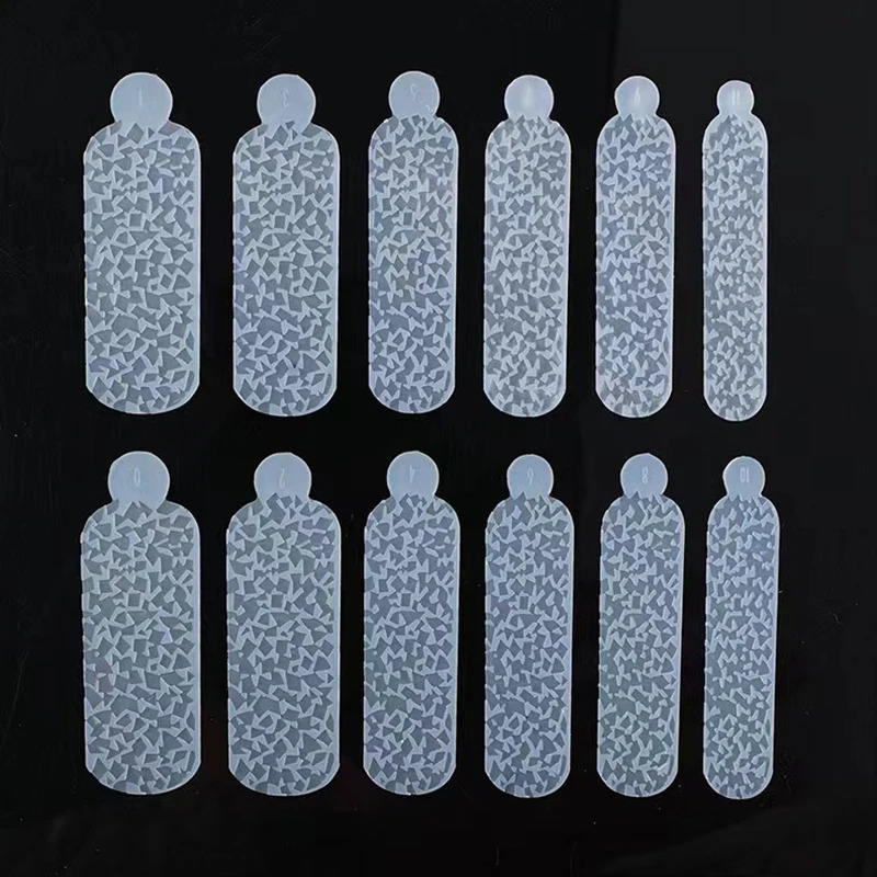 60pcs Reusable Dual Form French Forms Silicone Pad Guides Dual Forms False Tips Poly Nail Gel System Extension Nails Mold 241225