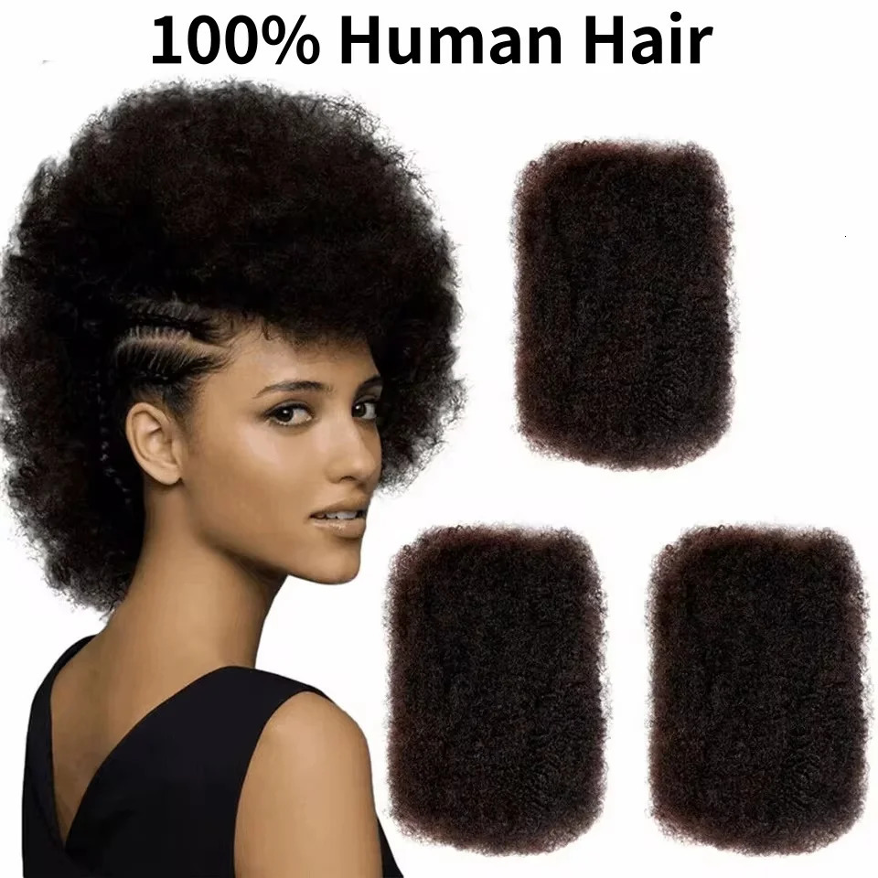 Brazilian Hair Afro kinky Curly Bulk Human Hair For Braiding 1 Bundle 30g/pc Natural Color Braids Hair No Weft For Women 241225