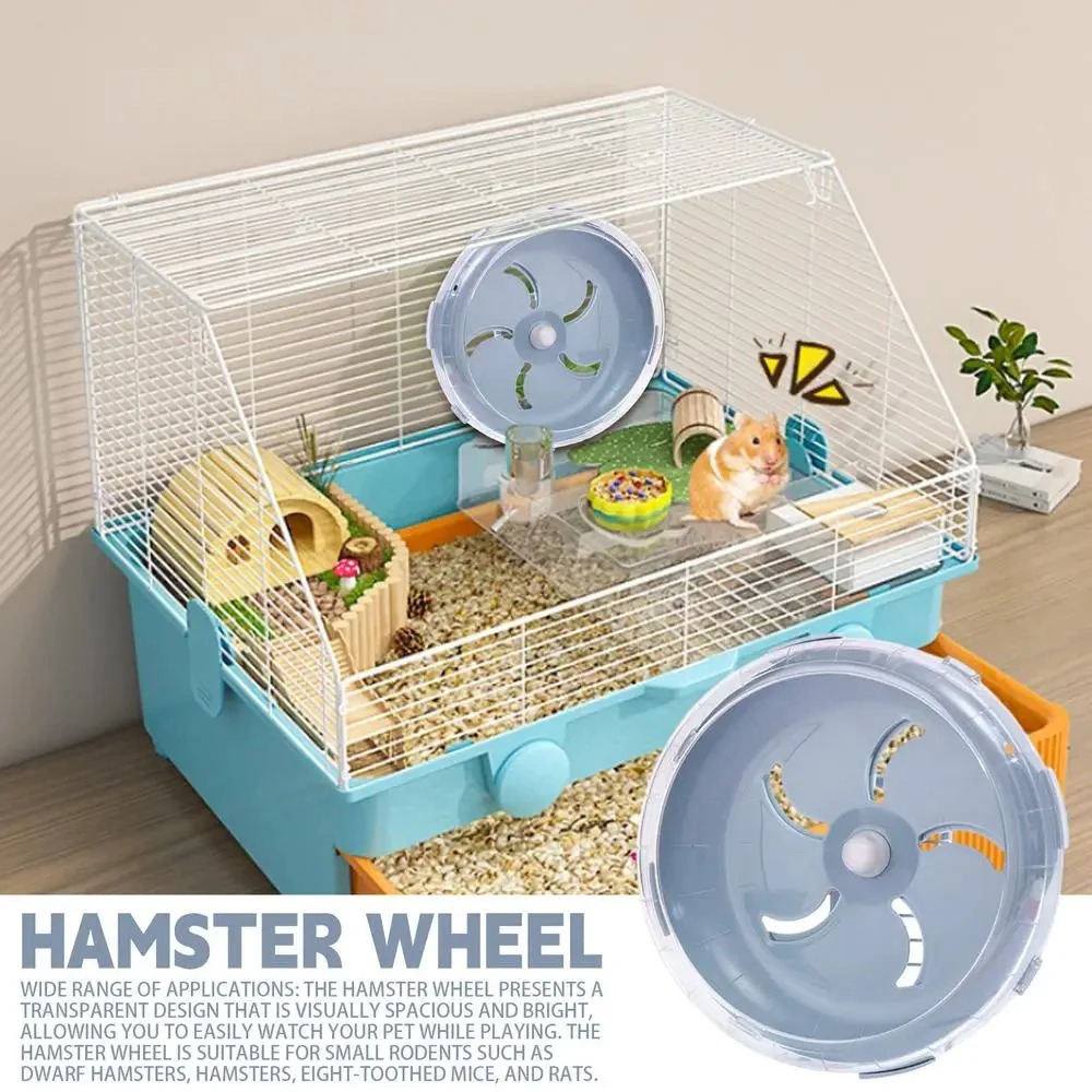 Hamster Sport Running Wheel Rat Small Rodent Mice Silent Jogging Hamster Gerbil Exercise Play Toys Hamster Accessories