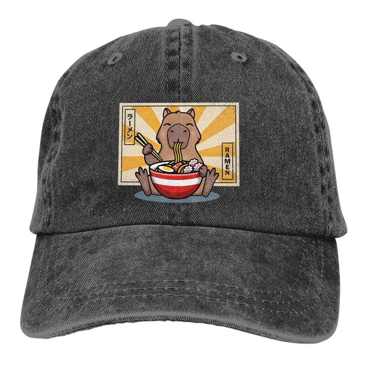 Capybara Multicolor Hat Peaked Womens Hat Lamian Noodles Personalized Visual Protective Hat W241225