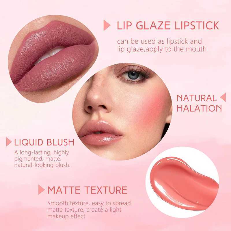 2 In1 Moisturizing Multifunctional Facial Rouge Liquid B Lips And Cheeks Natural Contouring Brightening Complexion MakeupXJ241225