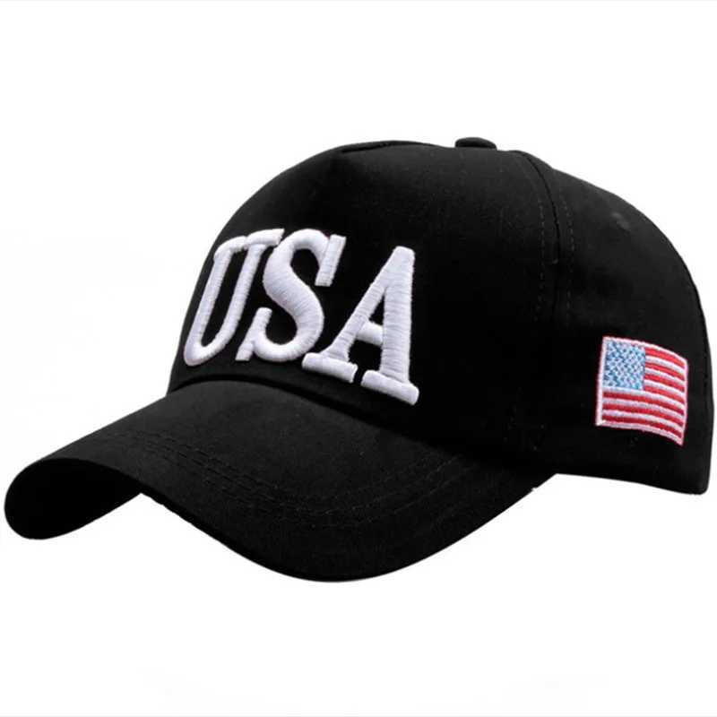 Red Presidential Election Pea Baseball Hat 3D Embroidered American Mens and Womens Hats W241225