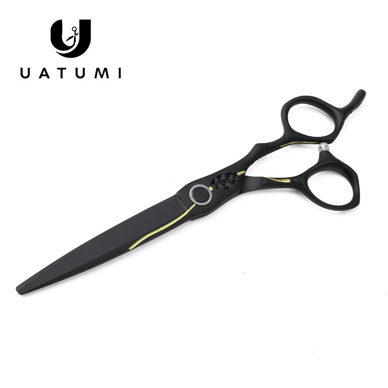 UATUMI 6.3INCH professional hair tools stylist barbershop special hair scissors salon 241225