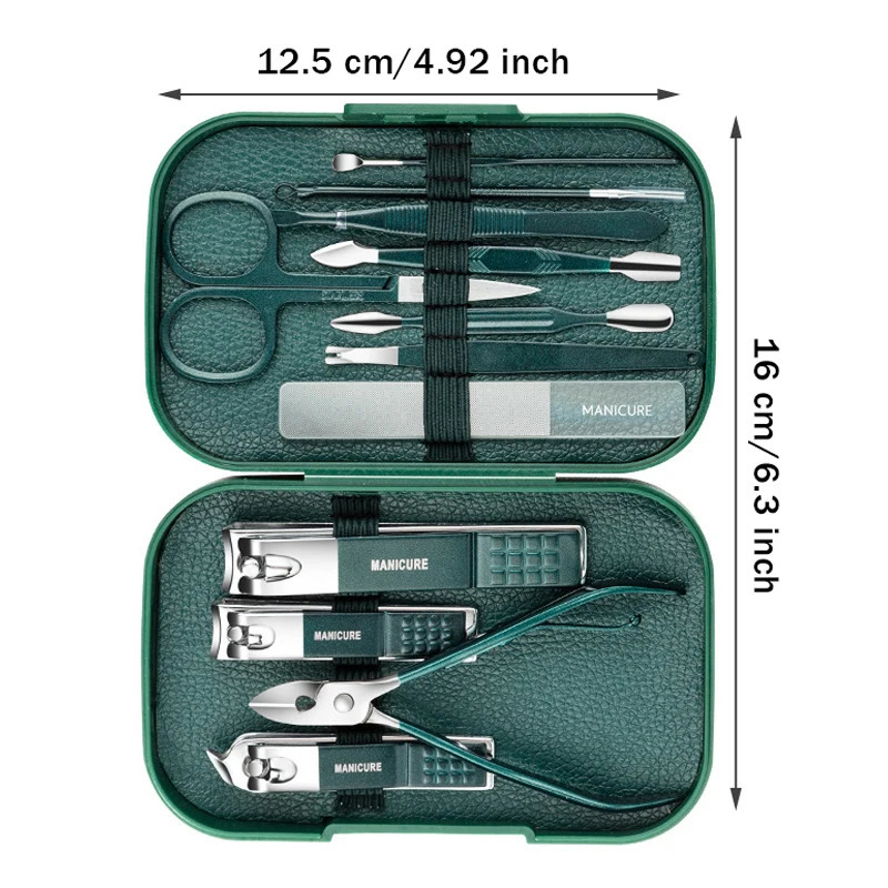 12Pcs Colorful Nail Scissors Nail Art Tools Stainless Steel Manicure Tools Nail Clipper Set Pedicure Care Cuticle Nipper Travel 241225