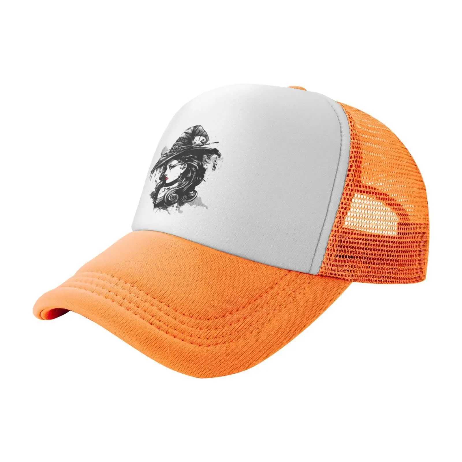 Mesh dad hat adjustable washable witch fancy hat baseball dad hat fun Distressed Ball truck driver hat W241225