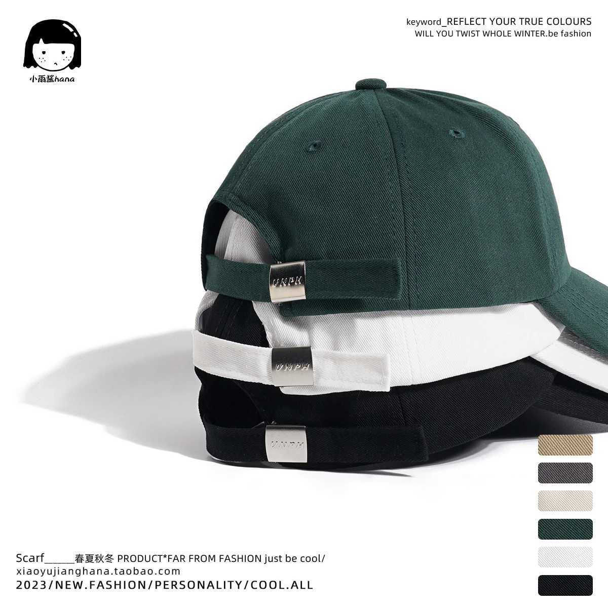 Japanese style retro British embroidered foot cap American womens soft top tool sun protection baseball cap W241225