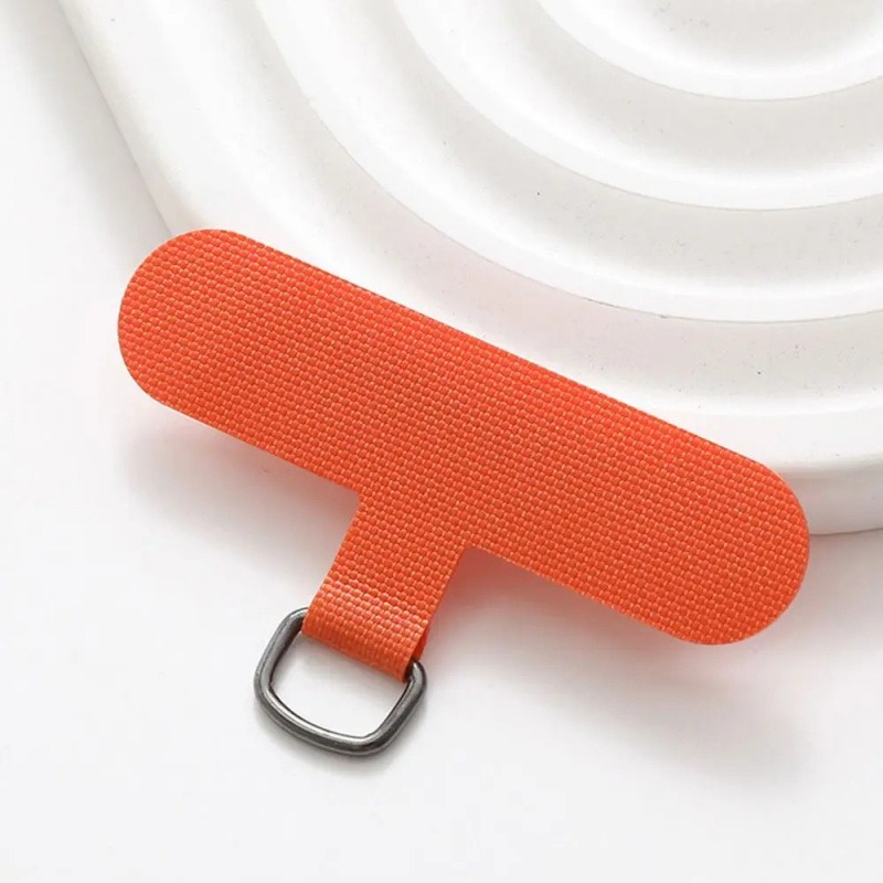 Customization LOGO Detachable Phone Hanging Cord Strap Nylon Patch Tether Pad Mobile Phone Anti-lost Lanyard Card Gasket Replacement