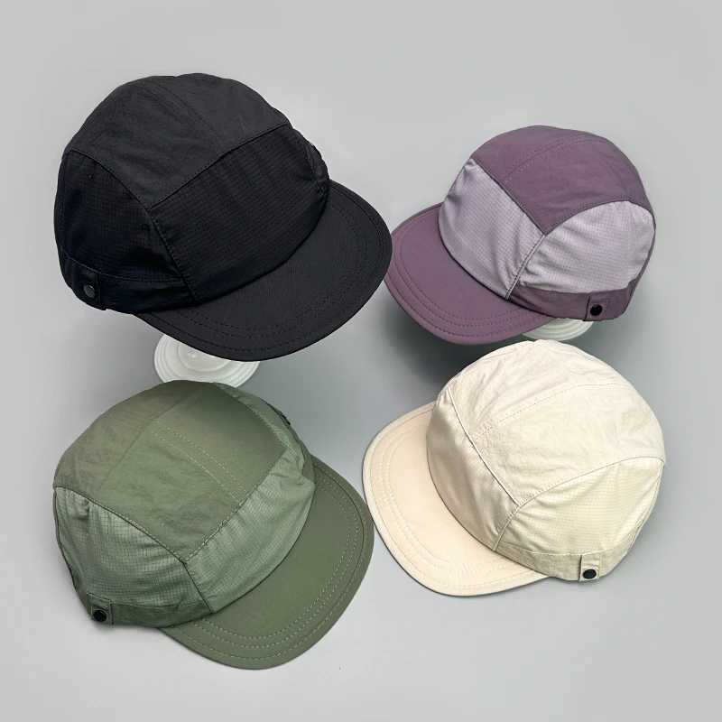 Japanese retro solid quick drying baseball cap new unisex outdoor breathable montage sun hat W241225