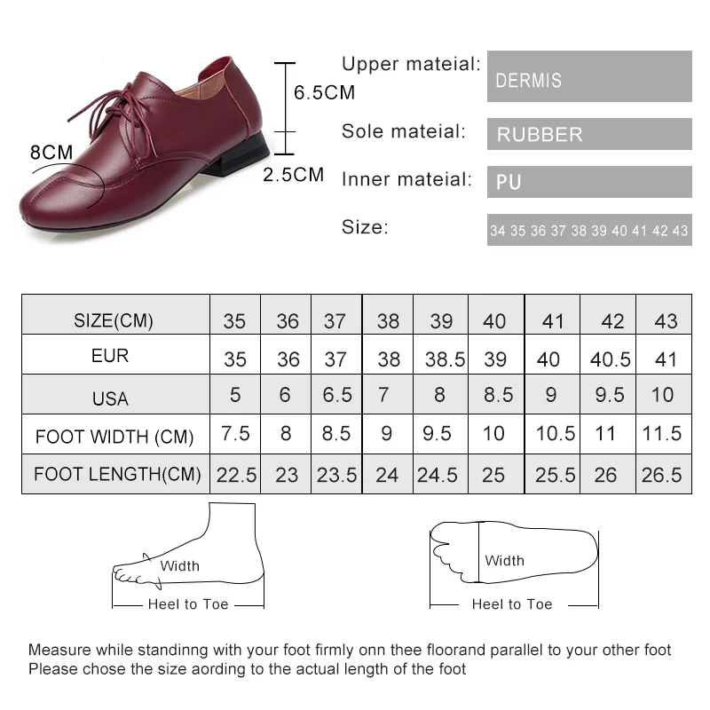 AIYUQI Women's Casual Shoes Genuine Leather Fall Vintage Mom Shoes Women's Non-slip Lace-up Women's Shoes