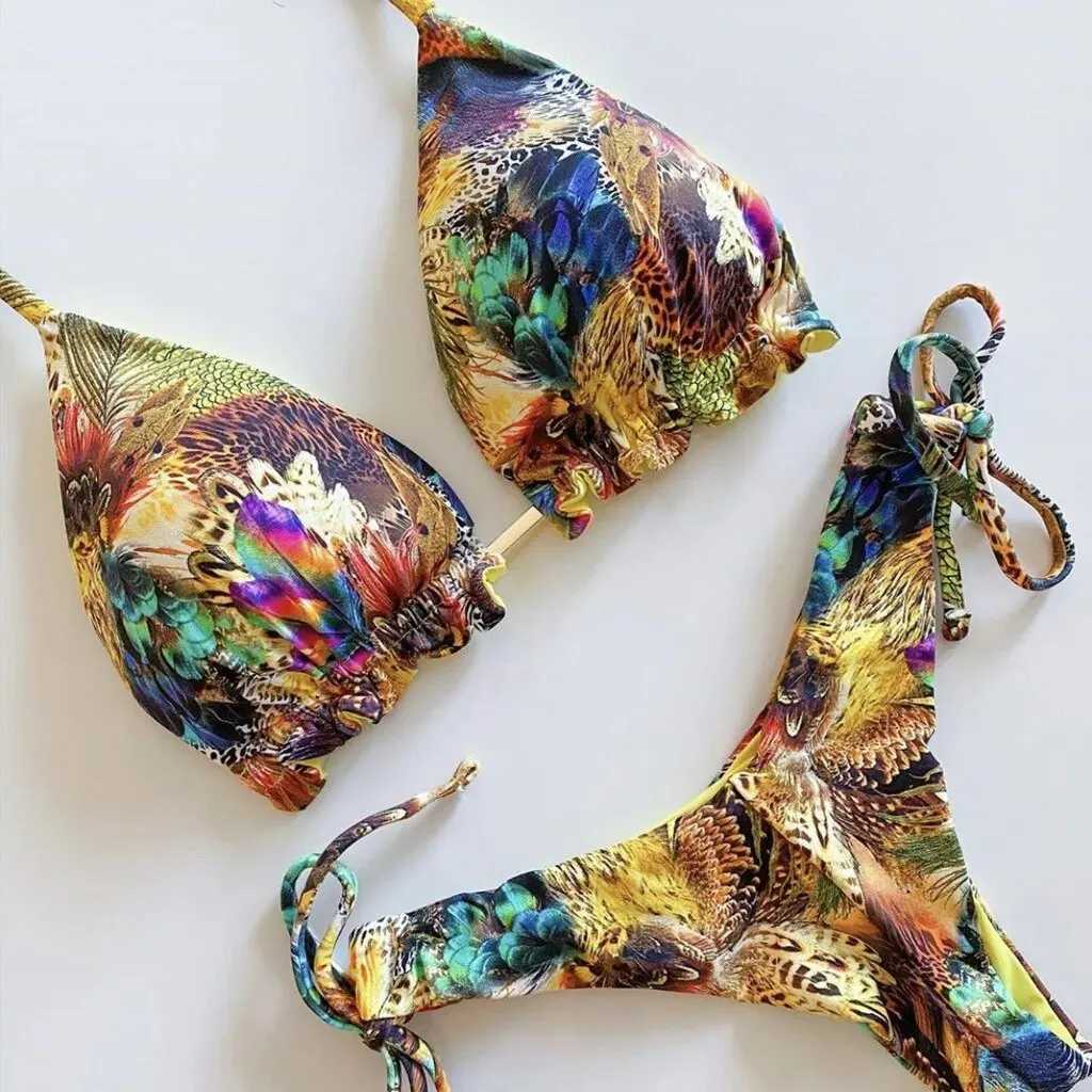 Festion Womens Sexy Bikini Set Hot Sports Swimsuit Push Up SwimsuitW241225