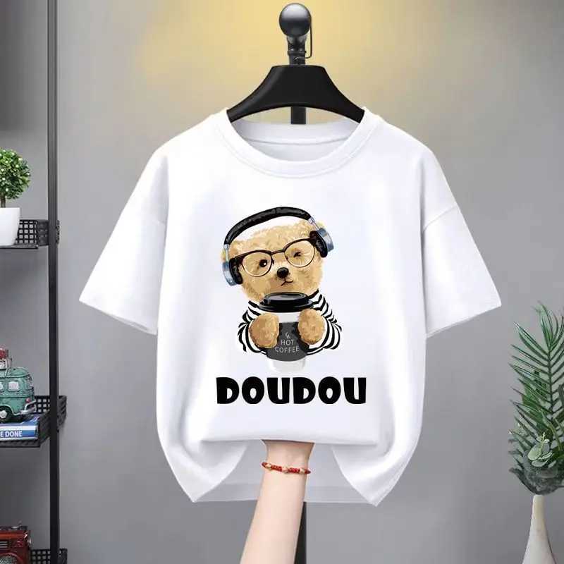 Clothing Sets Summer Baby Girls Clothes Set Children Boy Cartoon Bear Printed T-shirts and Shorts Suit Kid Casual Top Bottom Outfit TracksuitsY241225H