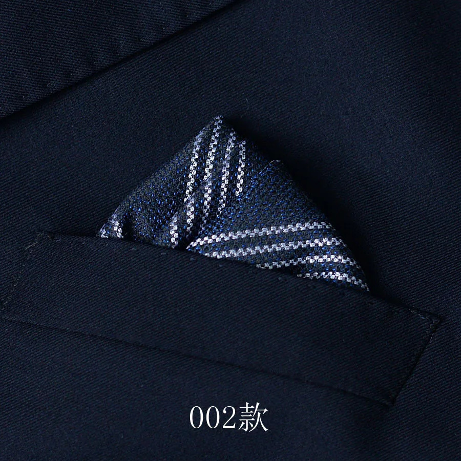 Vintage pocket square Polyester Hankerchief Fabric Hankies Mens Suit Pocket Handkerchief Pocket Square Handkerchiefs 23*23cm 241225