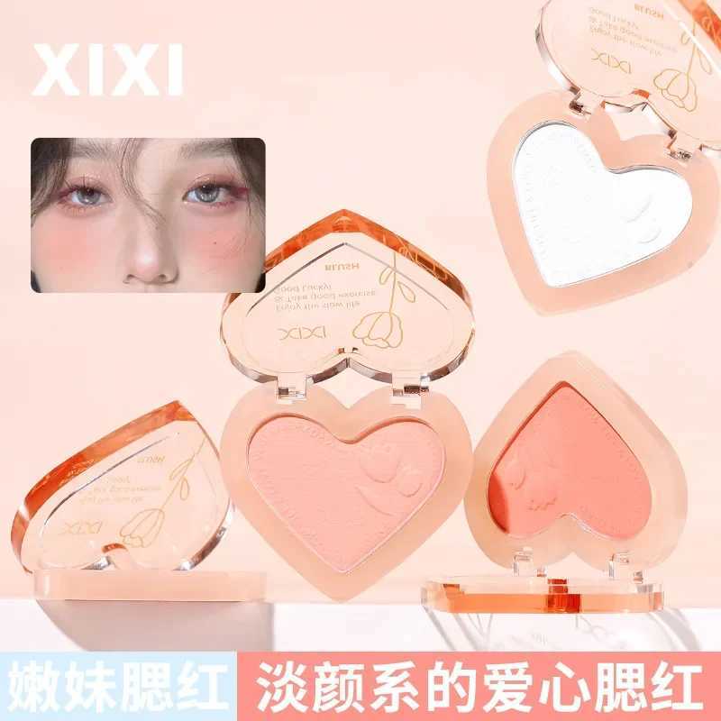 xixi monochrome love b pure desire wind expansion color natural makeup trimming brightening peach powder matte rougeXJ241225