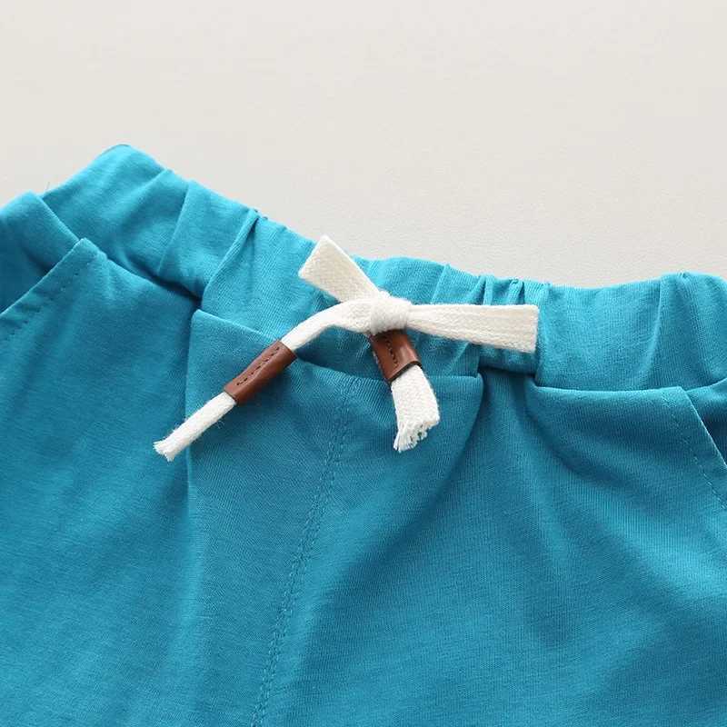 Clothing Sets Summer Baby Boy Clothes Set Children Girls Gradient Tshirt and Shorts 2pc Suit Kid Short Sleeve Top Bottom Teen Outfit TracksuitY241225G