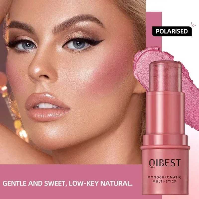 Cheek Bronzer Face Rouge Ber Cream Natural High Color Rendering Brightening Skin Tone Lasting Multi-function B Stick NewXJ241225