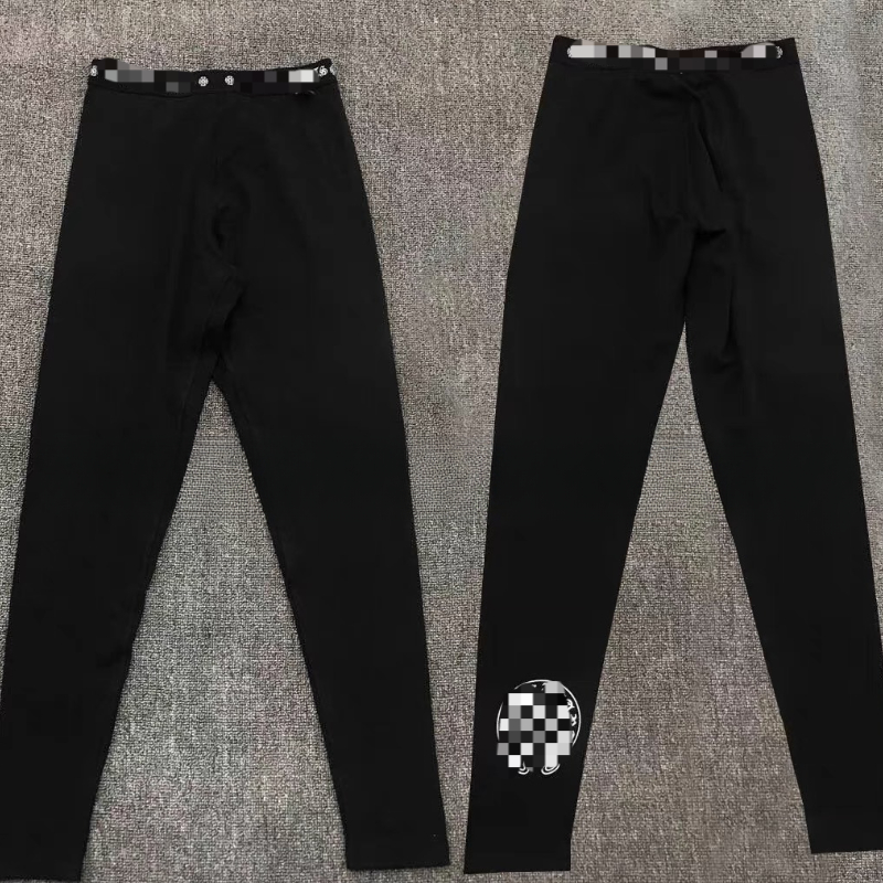 Brand Leggings Sanskrit Horseshoe Print Yoga Pants Black High Waisted Elastic Fitness Pants