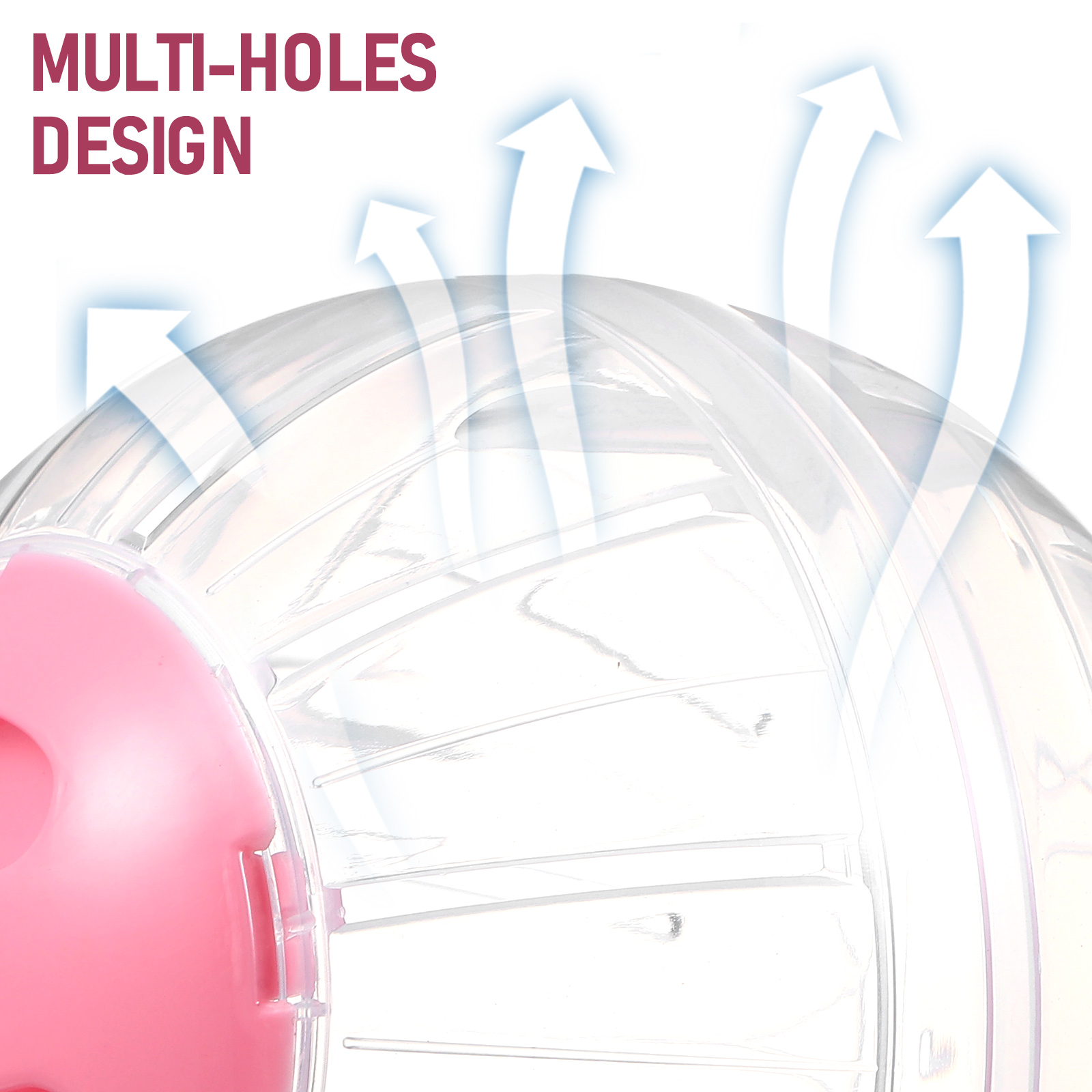 2 Pcs Guinea Pig Cage Hamster Sports Ball Toy Running Cages Dwarf Baby Toys for Babies