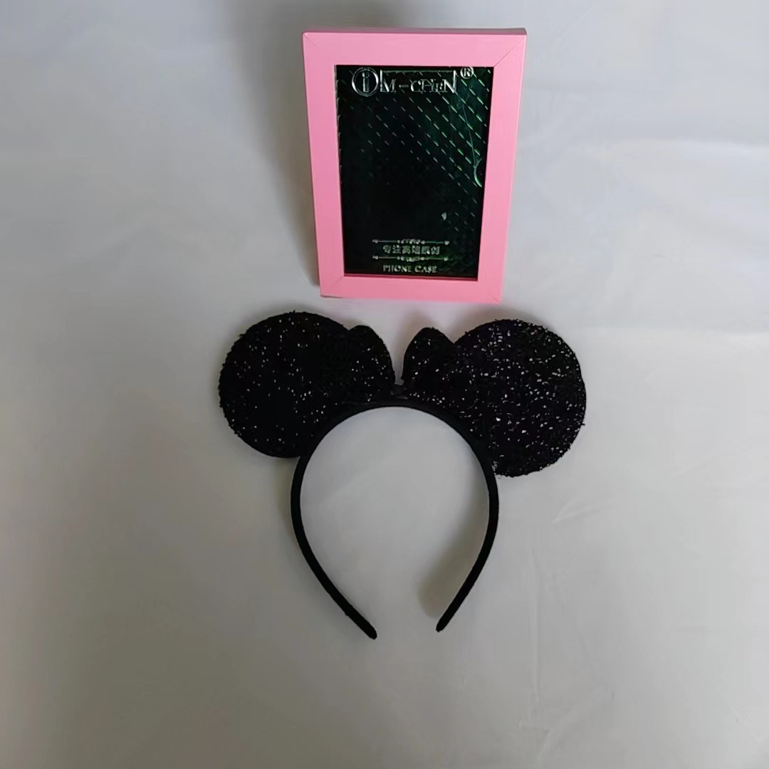 Hairband Cartoon Mouse Ears Bow Children's Performance Party Headwear