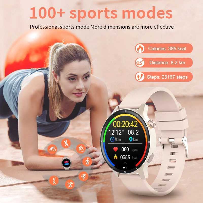 LIGE Fashion 3D Dynamic Dial Smart Watch Wen Call Health Monitor 1.39HD Sn Music Fitness Men Ladies Smartwatch Z241225