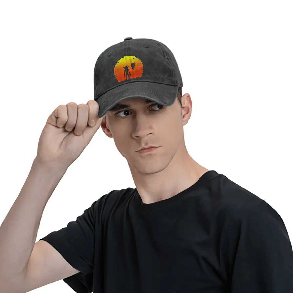 Summer Cap Sun Visor Retro Game Hip Hop Caps Crash Bandicoot Cowboy Hat Peaked Hats W241225