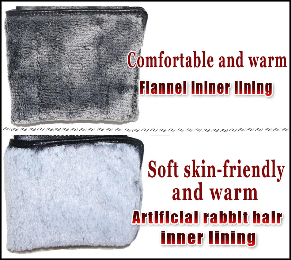 Leather Gloves Womens Sheepskin Mid-length Plus Velvet Thickened Winter Warmth Color Touch screen 2024 style 241225