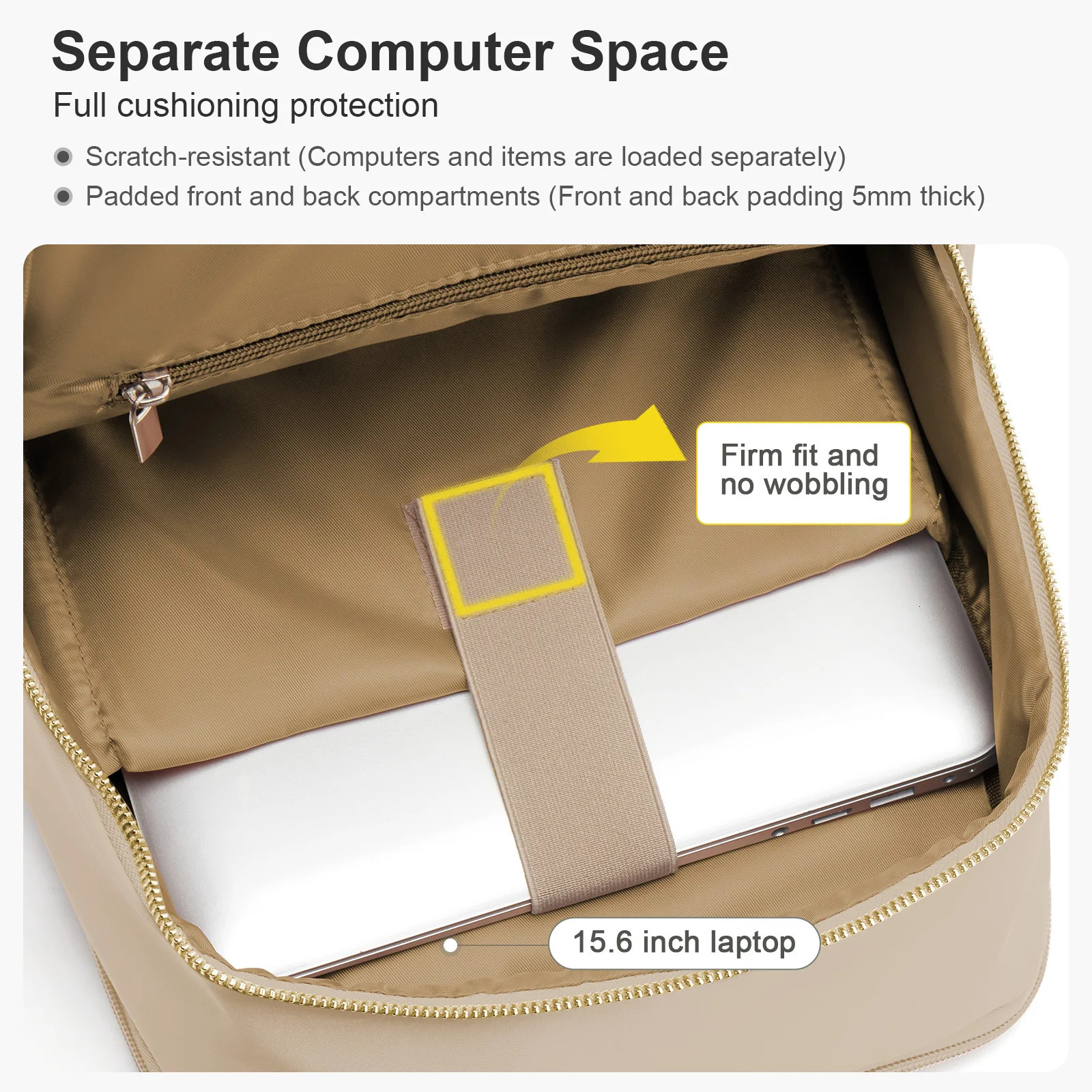 Fashionable travel casual Laptop anti-theft backpack fashionable large capacity backpack college student backpack for women-mw 241225