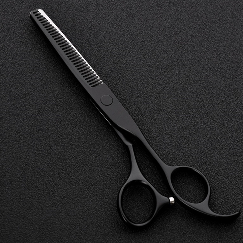 professional Japan 440c 6 black hair cutting scissors haircut thinning barber haircutting shears berber Hairdresser scissors 241224