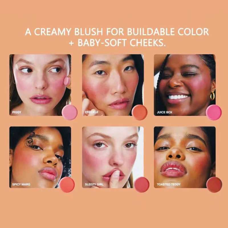 6 Colors B Stick Contour Natural And Long-lasting Matte Rouge Powder B Cream Lipstick Cheek Easy Apply CosmeticsXJ241225