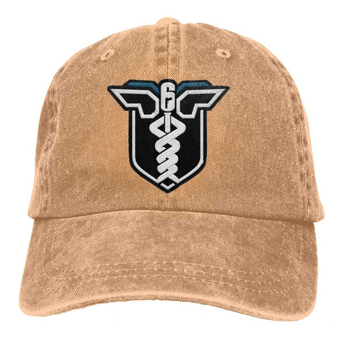 Doc Rainbow Six baseball cap Peaked capt sports unisex outdoor custom rainbow six border R6s anti-terrorism game cap W241225