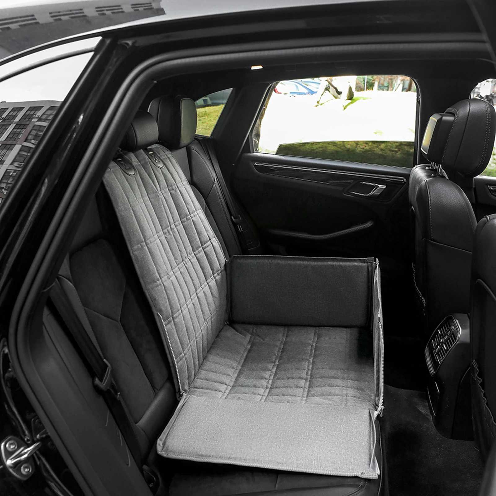 Dog Car Seat Covers Dog Car Seat Cover Pet Travel Carrier Mattress Waterproof Dog Car Seat Protector With Middle Seat Armrest For Dogs H250211