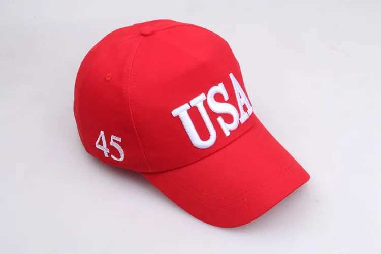 Red Presidential Election Pea Baseball Hat 3D Embroidered American Mens and Womens Hats W241225