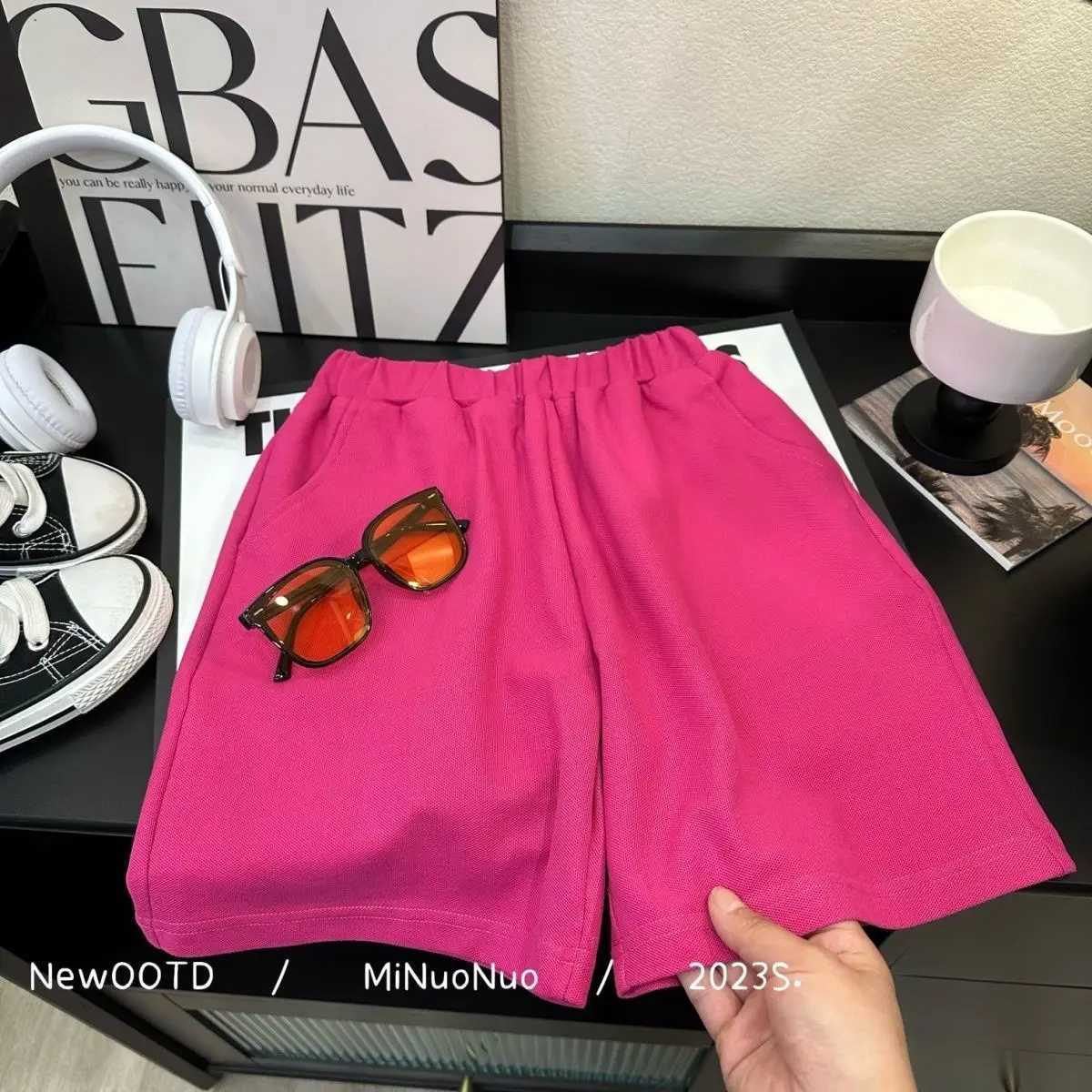 Clothing Sets Summer Baby Boys Clothes Set Children Cartoon Letter Printed Vest T-shirts and Shorts 2pcs Suit Kid Top Bottom Fashion OutfitsY241225Q3I