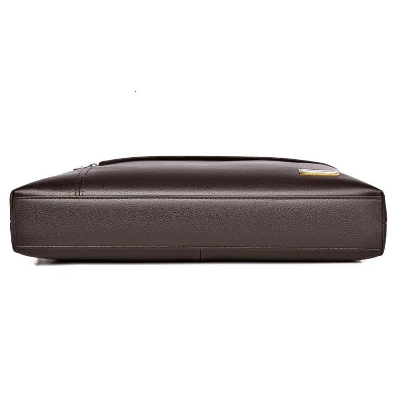 High Quality Business Men Briefcase Bag PU Leather Shoulder Messenger Bags Office Handbag A4 Document Laptop Bag 241225