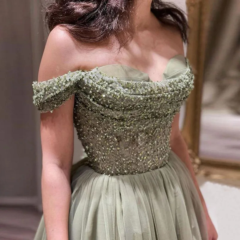 Prom Dresses Strapless Sweetheart Tulle Beading Night Evening Dress Formal Cocktail Party Prom Gowns Plus Size 2025 241223