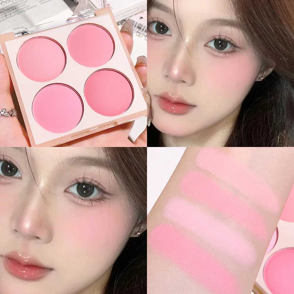 HISYI Smart color four-color b natural easy to smudge matte coloring nude makeup natural brightening and repairing bXJ241225