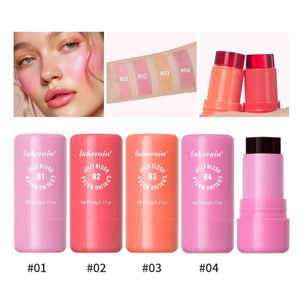 4 Colors Cheek Lip Tinted Moistured B Stick Eye Cheek Lip Brighten Cream Water Jelly Powder Ber Stick Matte ContourXJ241225