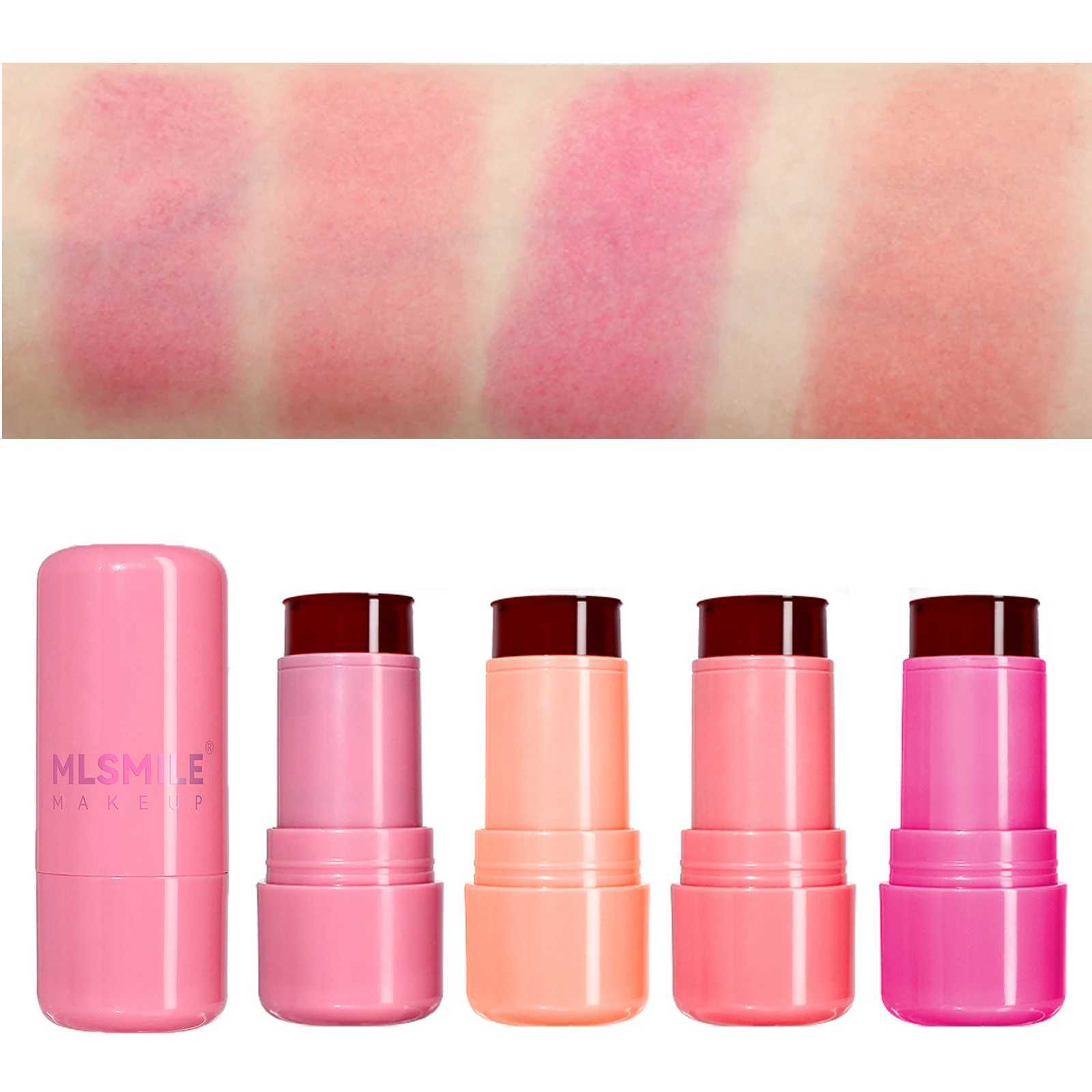 4 Color Jelly Tint B Lip Cheek Rouge Lip Stain Lasting Matte Non Smudge Facial Contour Rouge Makeup Ber CreamXJ241225
