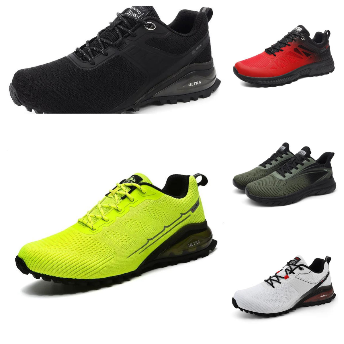 New Running Shoes Men Women Shoes leather Breathable 95 mesh, Black white bottom, wear-resistant 95s Black Sneakers for Outdoor Sports