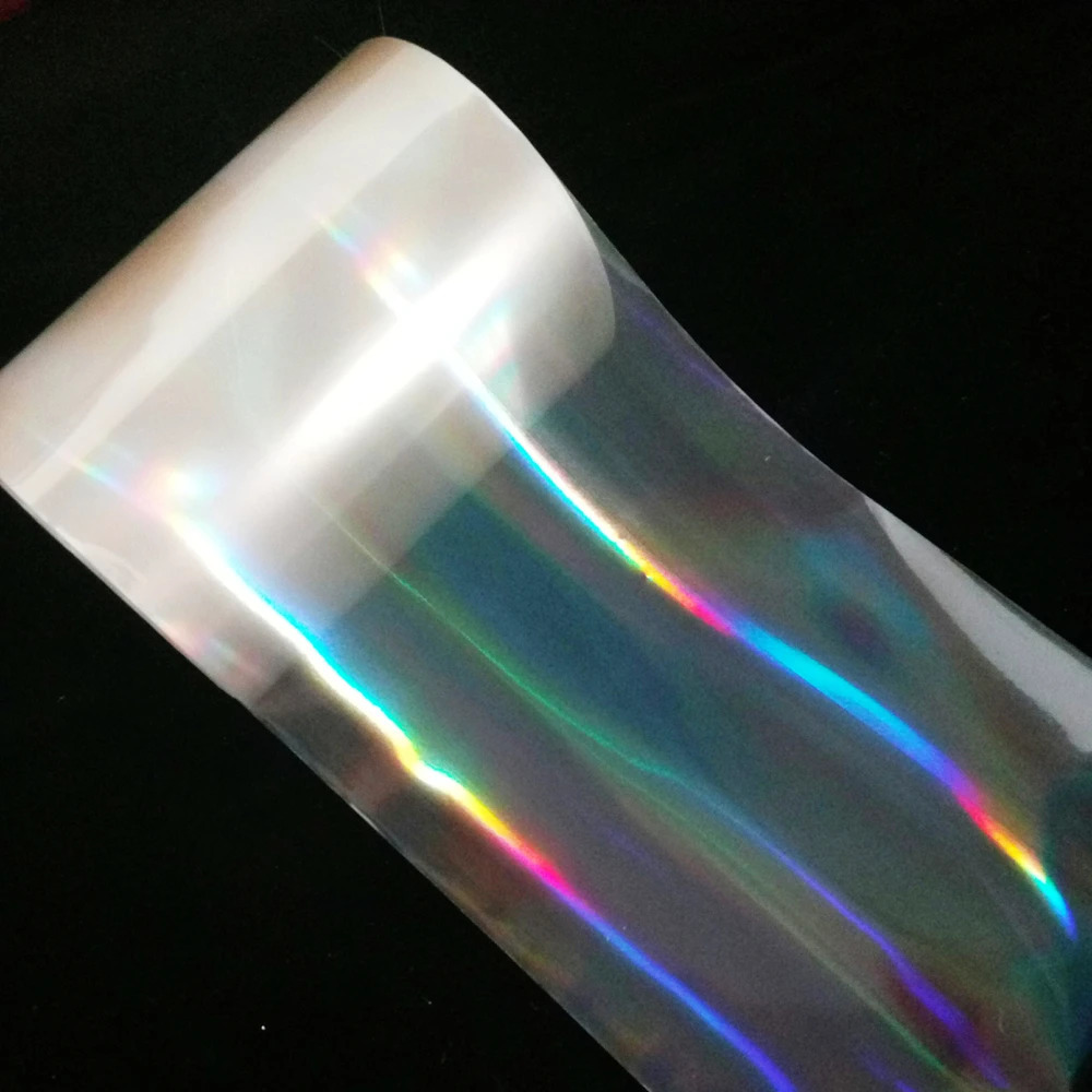 8CMx120M Holographic Sticker For DIY Nails Art Laser Stamping Star Transfer Foil Film Full Cover Decals Manicure Tool 241225