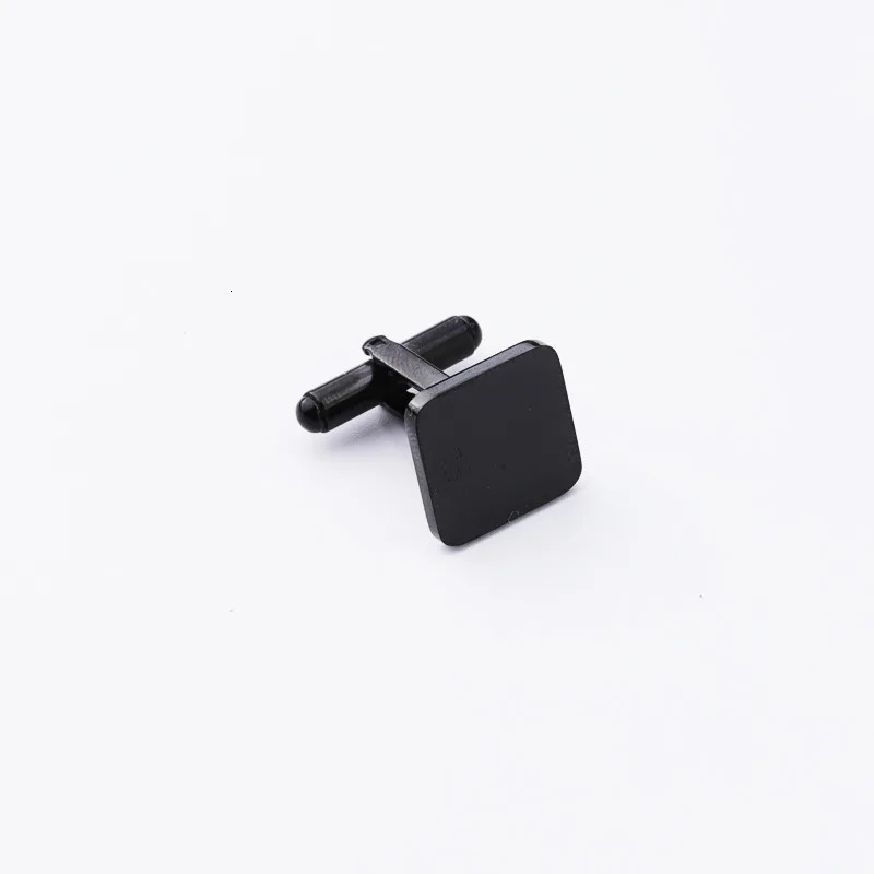 10Pcs/Lot High Quality 15mm Square Cufflinks Stainless Steel Mirror Polish Blank Cufflink For DIY Jewelry Making Accessories 241225