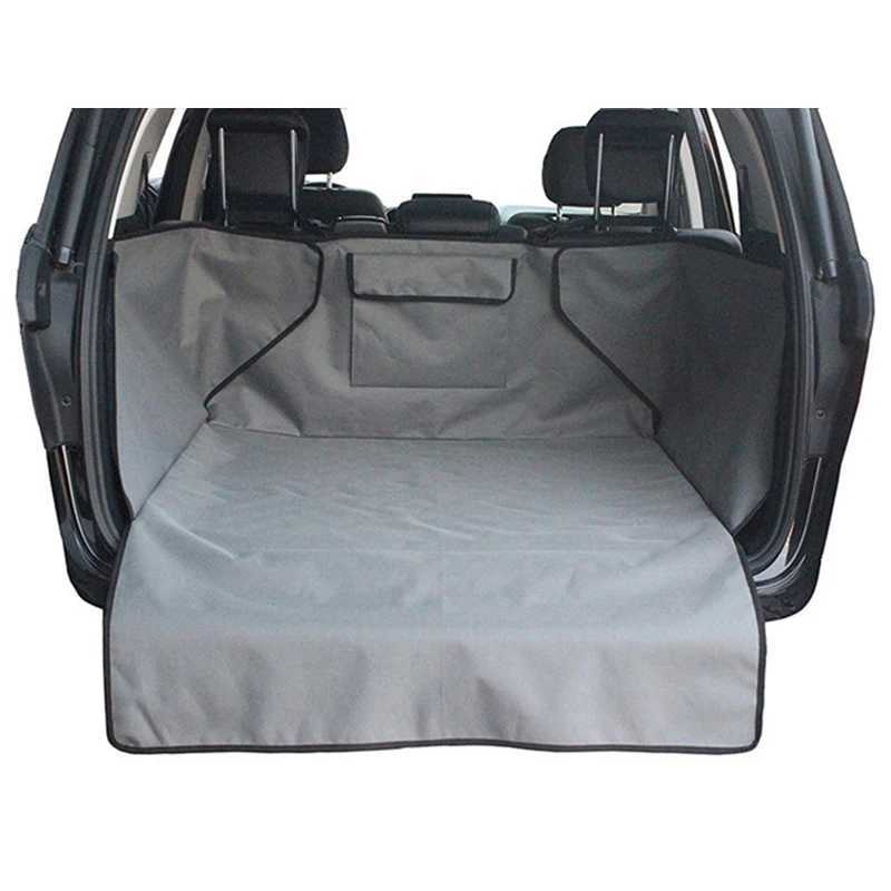 Dog Car Seat Covers Thicken 600D Oxford Auto SUV Trunk Cover Dog Pet Mat Car Boot Protector Travel Seat Pad Trunk Organizers Waterproof Dirtproof H250
