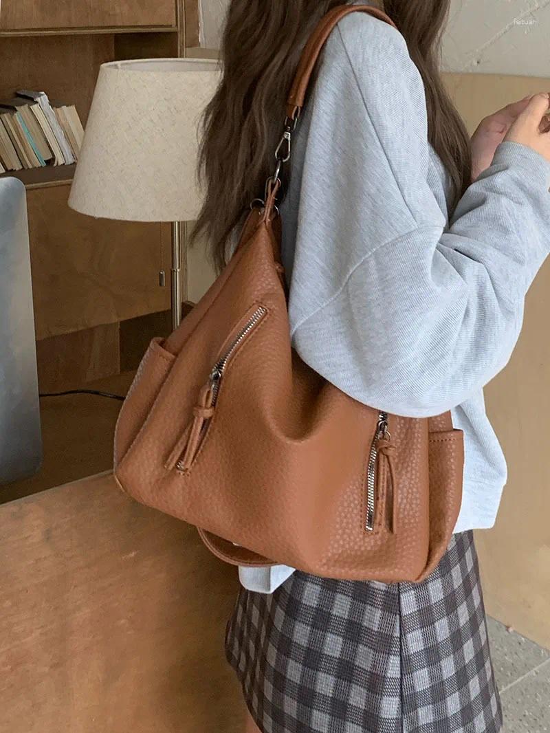 Shoulder Bags Shoulder Bags CGCBAG Fashion Designer Luxury For Women Simple Solid Lage Capacity Crossbody High Quality PU Leather
