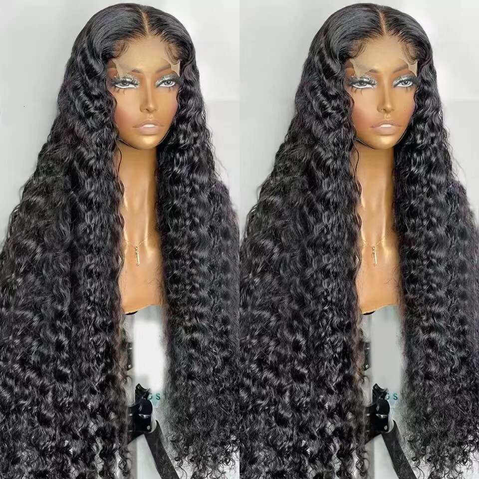 13X4 Curly Front Lace Small Roll Wig Cover Lace Frontal Wig Kq1 Kq1
