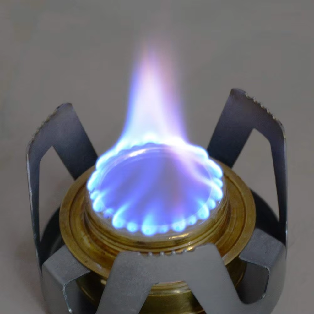 Outdoor Mini Portable Aluminum Alcohol Stove Backpacking Lightweight Stove Burner for Camping