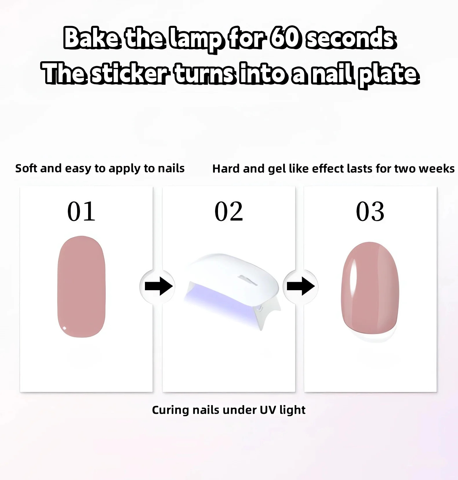 Halloween Semi-Cured Gel Nail Stickers - Golden Marble Full Cover Waterproof Long Lasting Adhesive Nail Strips UV Lamp 241225