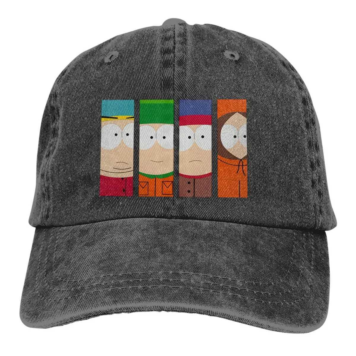 Summer Cap Sun Visor Character Hip Hop Caps Southpark Game Cowboy Hat Peaked Hats W241225
