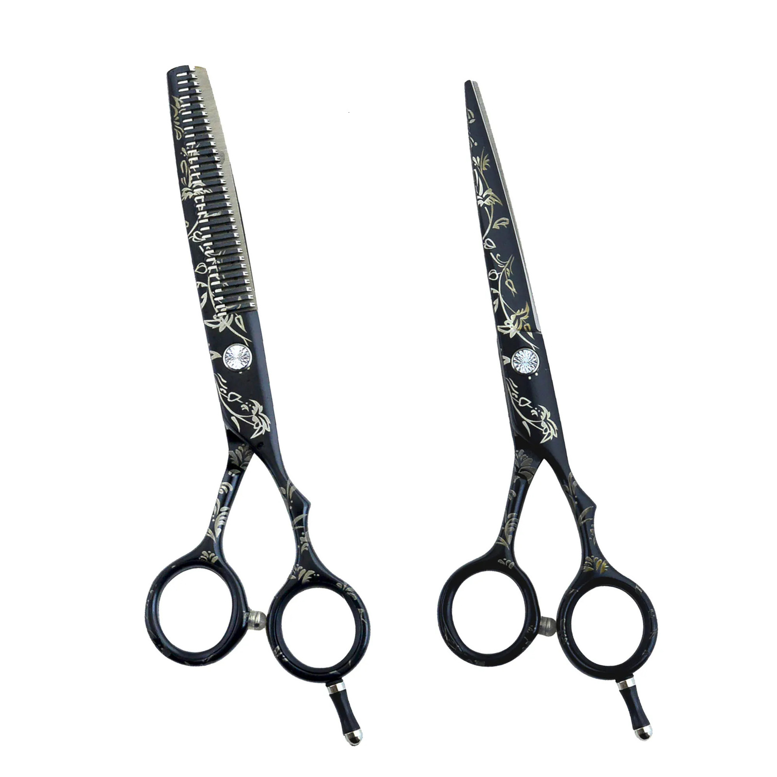 5.5 Black Pink Hair Scissors Razor Hairdressing Scissor Sale Professional Hair Dressing Scissors Barber Clipper Japan Haircut 241225