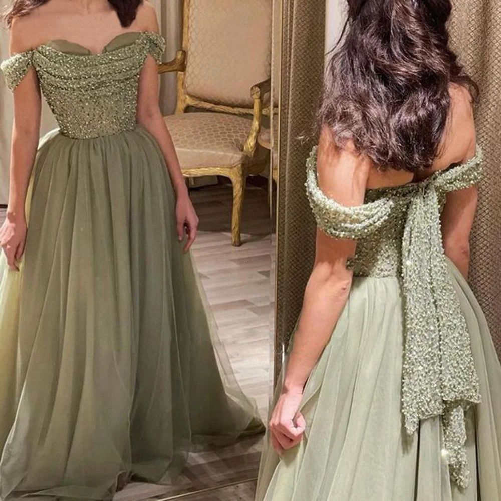 Prom Dresses Strapless Sweetheart Tulle Beading Night Evening Dress Formal Cocktail Party Prom Gowns Plus Size 2025 241223
