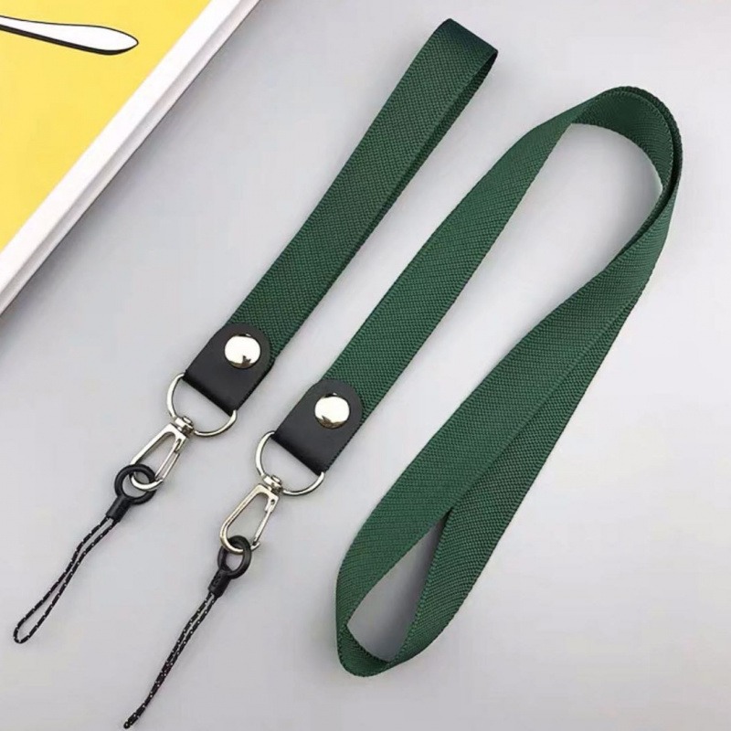 Factory Customization Lanyard Neck Strap for id card Holders with black Lanyards Office Neck Strings/Strap USB Camera MP3 DIY phone hang Slings rope